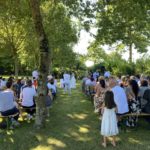 cérémonie laïque au gîte de la petite rangée en Sarthe